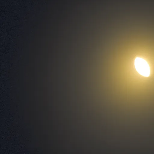 Image similar to still photo of a small and dark solar eclipse, highly detailed, photorealistic shot, bright studio setting, studio lighting, crisp quality and light reflections, unreal engine 5 quality render