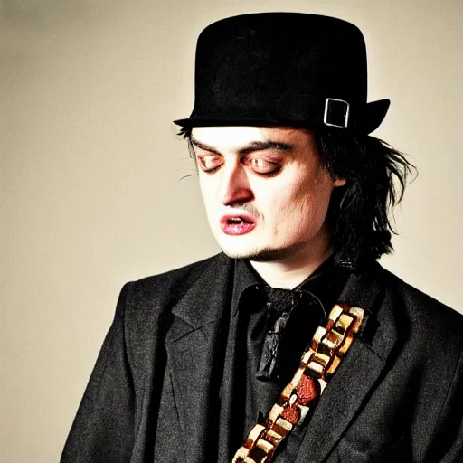 Prompt: pete doherty as king richard iii