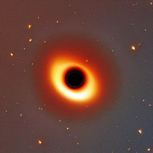 Image similar to black hole from the international space station