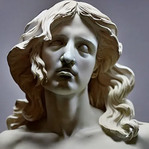 Image similar to “ a extremely detailed figure stunning sculpture by bernini in 1 9 th century ”