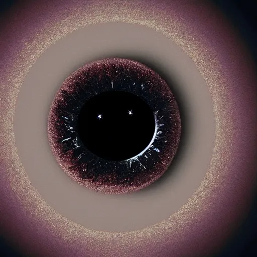 Image similar to black hole eye