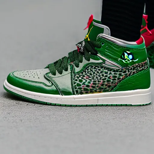 Image similar to jordan sneakers based off cactus