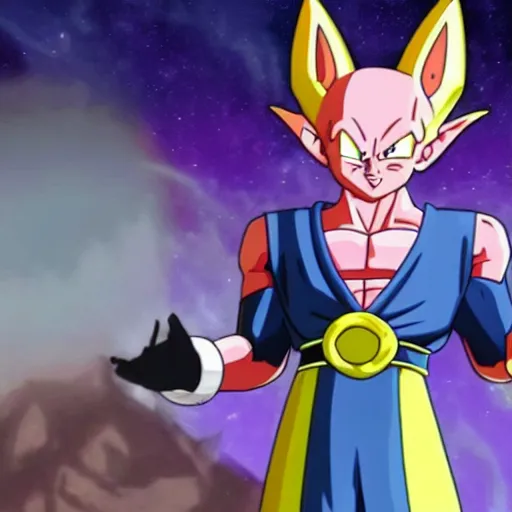 Image similar to beerus full power from dragon ball super