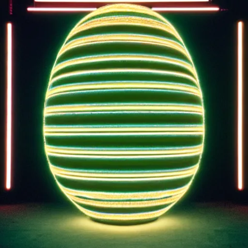 Image similar to annie liebowitz portrait of a plasma energy tron dinosaur egg made up of glowing electric plates and patterns. cinestill