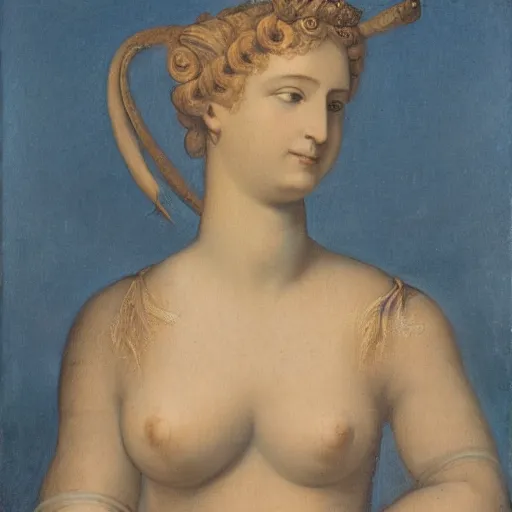 Prompt: a portrait of the goddess venus