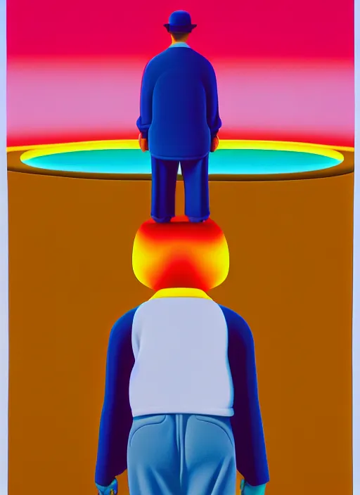 Image similar to insight a men by shusei nagaoka, kaws, david rudnick, airbrush on canvas, pastell colours, cell shaded!!!, 8 k