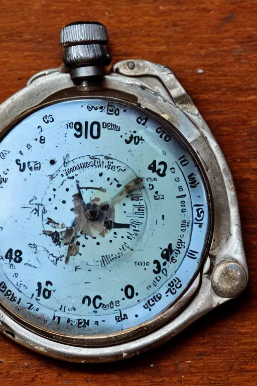 Image similar to An old stopwatch recovered from the bottom of the ocean