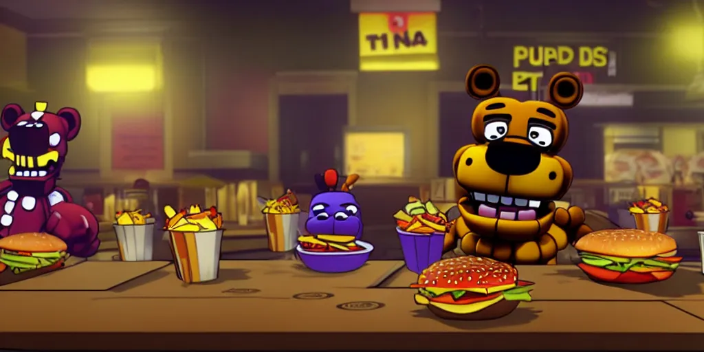 2 0 1 5 fnaf 2 fast food restaurant, gameplay