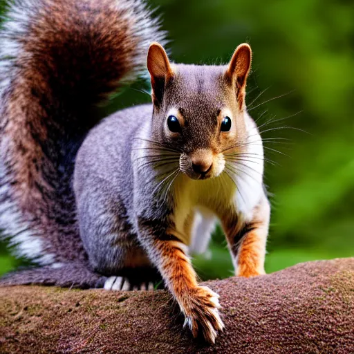 Image similar to a feline squirrel - cat - hybrid, animal photography