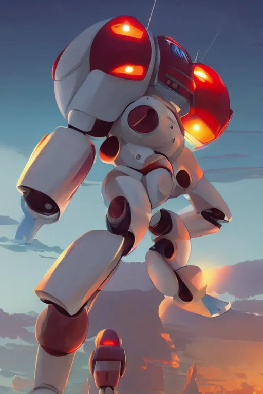 Image similar to metabots medabots medarotto medarot robot minimalist comics, behance hd by jesper ejsing, by rhads, makoto shinkai and lois van baarle, ilya kuvshinov, rossdraws global illumination ray tracing hdr radiating a glowing aura