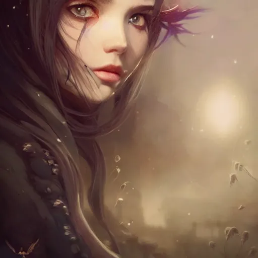 Prompt: girl with small cat ears, fine art, awesome fantasy book cover on pinterest, award winning, dark fantasy landscape, fantasy magic, intricate, elegant, sharp focus, cinematic lighting, highly detailed, digital painting, concept art, art by wlop and artgerm and greg rutkowski, masterpiece, trending on artstation, 8 k