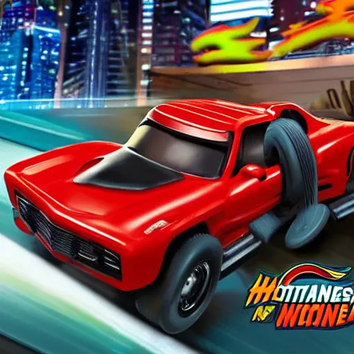 Image similar to dwayne johnson in hotwheels acceleracers