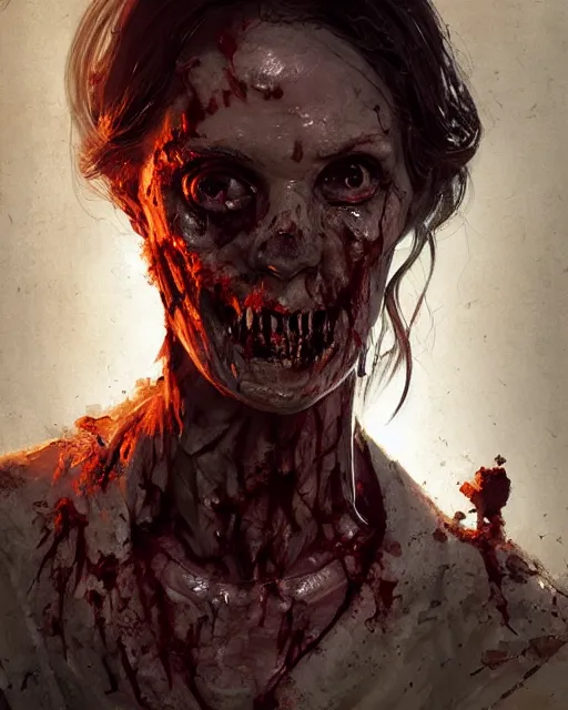 Image similar to hyper realistic photo portrait zombie mummy cinematic, greg rutkowski, james gurney, mignola, craig mullins, brom