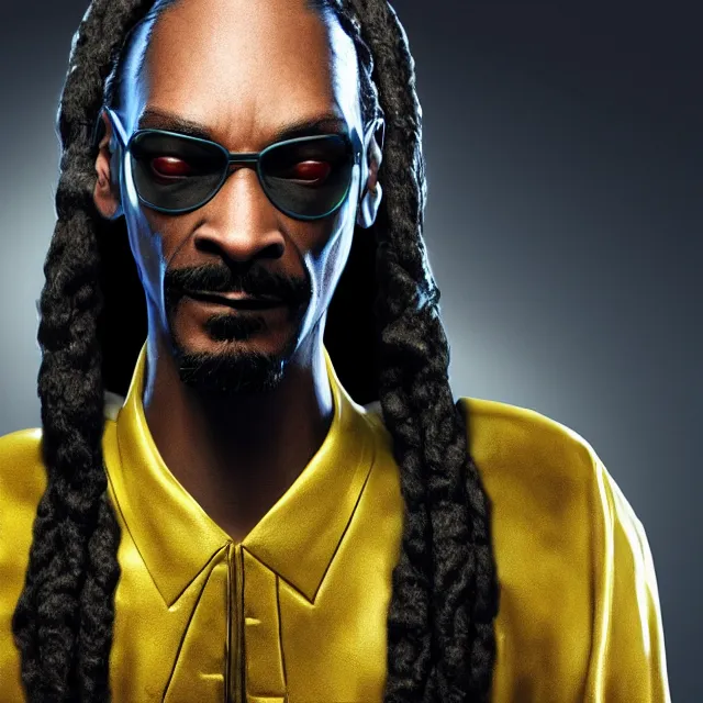 Image similar to snoop dogg in mortal kombat, 3d videogame render, 4k, artstation