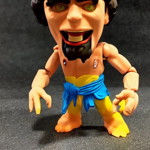 Image similar to plato's cave, stop motion vinyl action figure, plastic, toy, butcher billy style