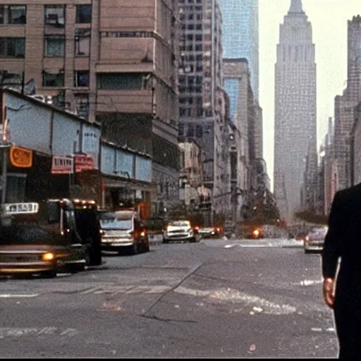 Image similar to new york tsunami wave, in american psycho ( 1 9 9 9 )