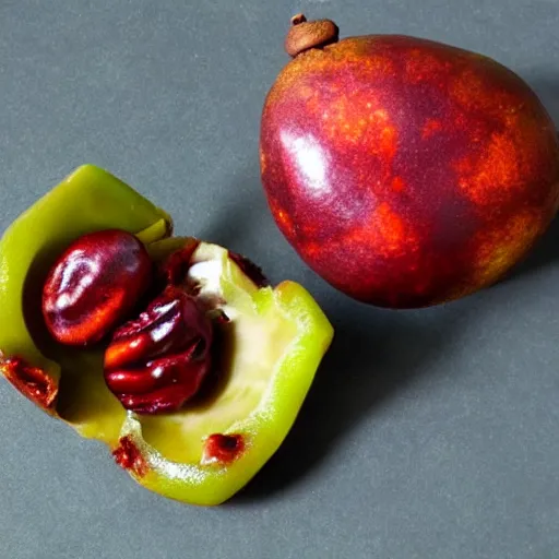 Image similar to alien fruit, soapberry, mangosteen