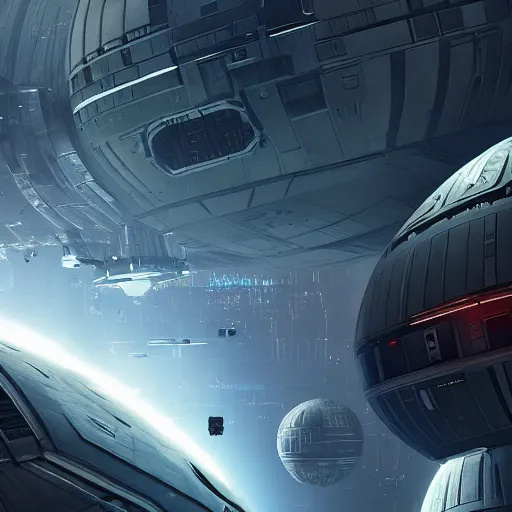 Image similar to the death star destroys coruscant, 8 k uhd, unreal engine, octane render in the artstyle of finnian macmanus, john park and greg rutkowski