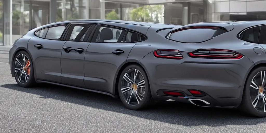 Prompt: “2021 Porsche Panamera Minivan, ultra realistic, 4K, high detail”