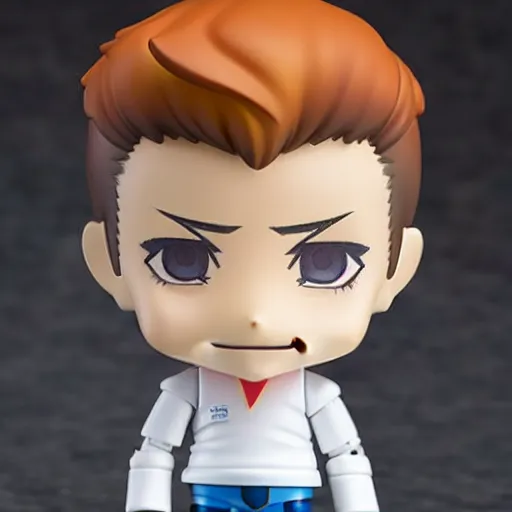 Prompt: a david bowie nendoroid, product shot