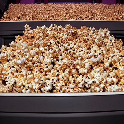Image similar to photo of movie theater popcorn overflowing