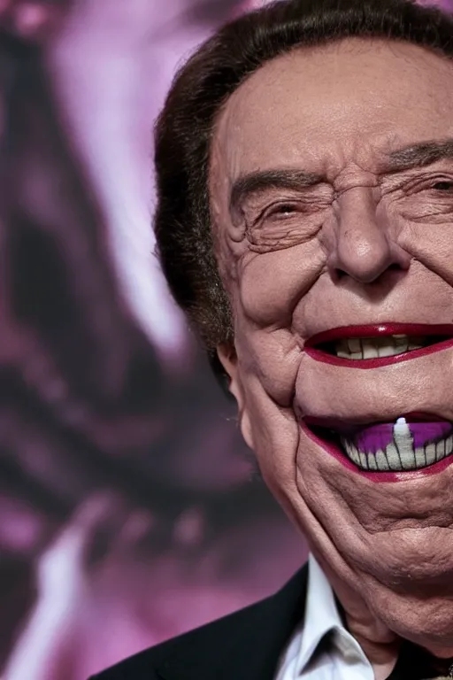 Image similar to silvio santos wearing the joker clothes, 8 k, hdr, great light, gustave courbet, annie leibowitz