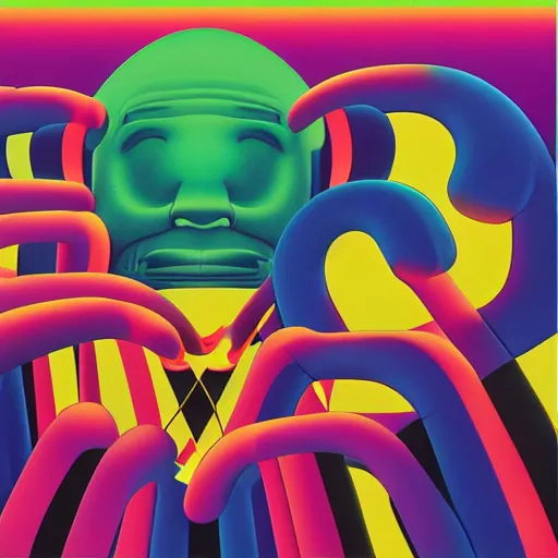 Image similar to hiphop cover by shusei nagaoka, kaws, david rudnick, airbrush on canvas, pastell colours, cell shaded, 8 k - h 7 0 4