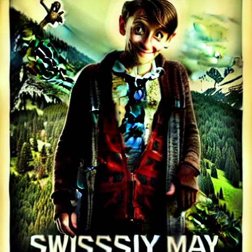 Prompt: Swiss Army Man | Horror | Movie Poster