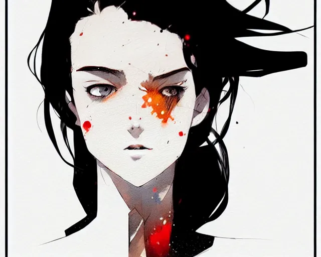 Image similar to a ultradetailed full body portrait of a woman dressed in a white shirt with a tie, by conrad roset, greg rutkowski and makoto shinkai trending on artstation