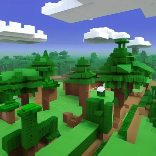 Image similar to a voxel render of a cloud