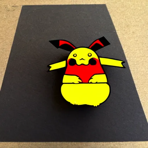 Image similar to a lava Pikachu