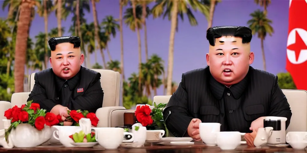 Image similar to kim jong-un on the ellen show