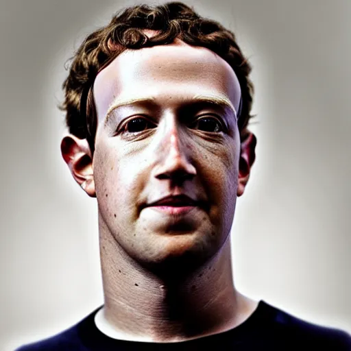 Image similar to mark zuckerberg as a cyborg