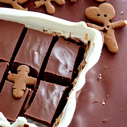 Image similar to gingerbread house fudge