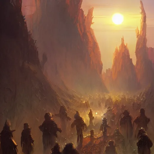 Prompt: a painting of the mothers of the sun by marc simonetti, high detail, trending on artstation