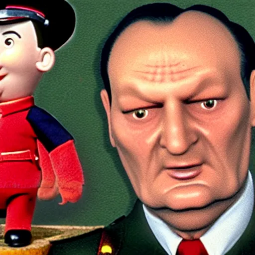 Image similar to herman goering in postman pat