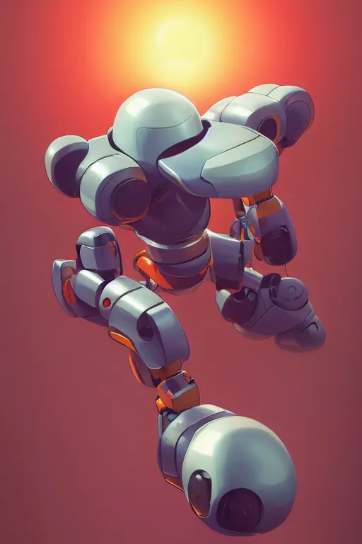 Image similar to metabots medabots medarotto medarot robot minimalist comics, behance hd by jesper ejsing, by rhads, makoto shinkai and lois van baarle, ilya kuvshinov, rossdraws global illumination ray tracing hdr radiating a glowing aura