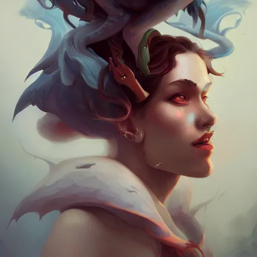 Prompt: twisted dreams portrait by peter mohrbacher and artem demura and greg rutkowski and artgerm, artstation, 4 k, detailed, gorgeous