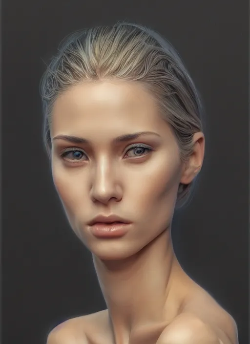 Image similar to photo of a gorgeous young woman in the style of stefan kostic and David Cronenberg , realistic, bio enhanced wetware, sharp focus, 8k high definition, 35mm film photography, photo realistic, insanely detailed, intricate, elegant, art by stanley lau and artgerm