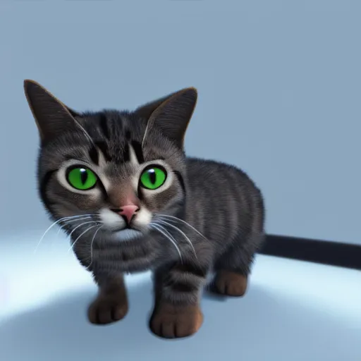 Prompt: a cat in unreal engine