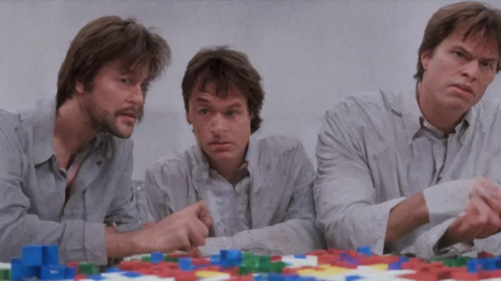 Prompt: film still of the Rubik's Cube movie