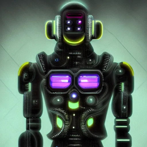 Prompt: cyberpunk robot, cinematic