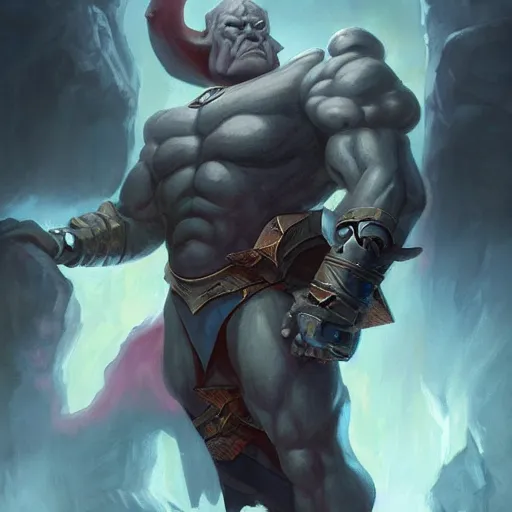 Image similar to darkseid, dnd character art portrait, matte fantasy painting, deviantart artstation, by jason felix by steve argyle by tyler jacobson by peter mohrbacher, cinema