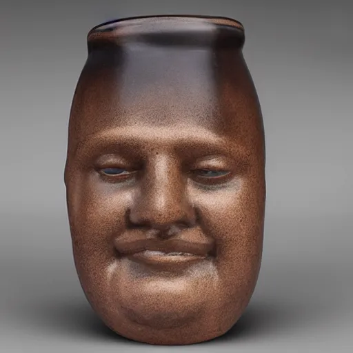 Image similar to a face jug, product image