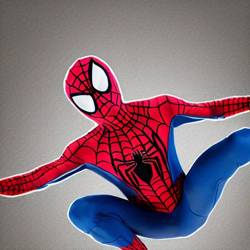 Prompt: Spiderman wearing hoodie, realistic photo