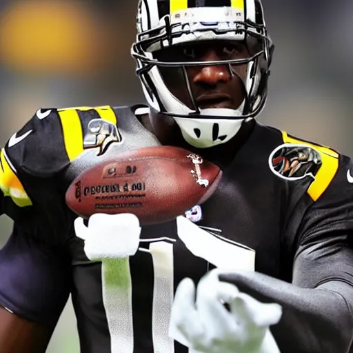 Image similar to nfl wide receiver antonio brown receiving therapy from professional real life, 8 k, 4 k uhd, realistic, hyper realistic, super detailed, very detailed, detailed