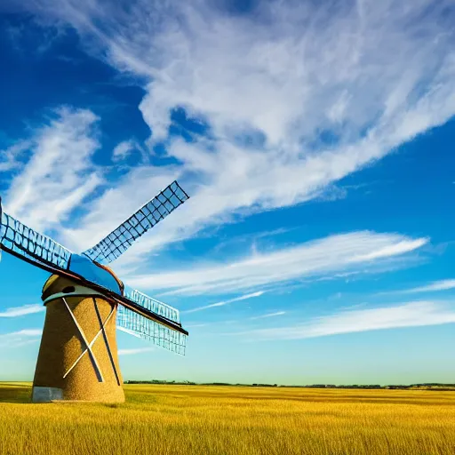 Wallpaper the sky, flowers, tulips, Netherlands, windmill for mobile and  desktop, section пейзажи, resolution 2048x1365 - download