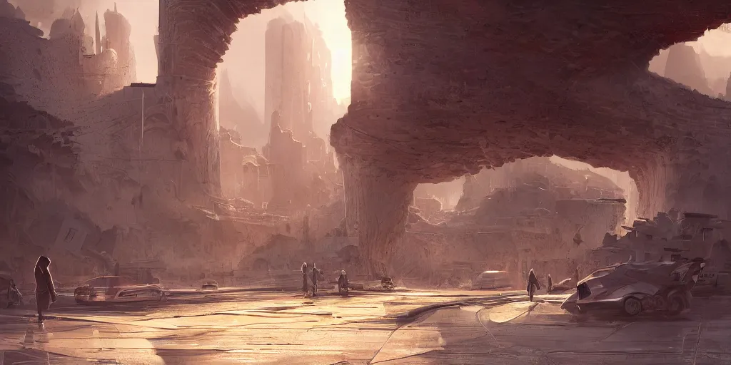 Prompt: Futuristic Morocco, beautiful dynamic lighting, cinematic, wide angle establishing shot, extremely high detail, photo realistic, cinematic lighting, post processed, concept art, artstation, matte painting, style by eddie mendoza, raphael lacoste, alex ross, volumetric lighting, light rays, photorealistic, ultrarealistic, moody, coronarender, 8k