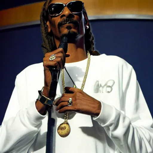 Prompt: snoop dogg gets elected as the president of the United States