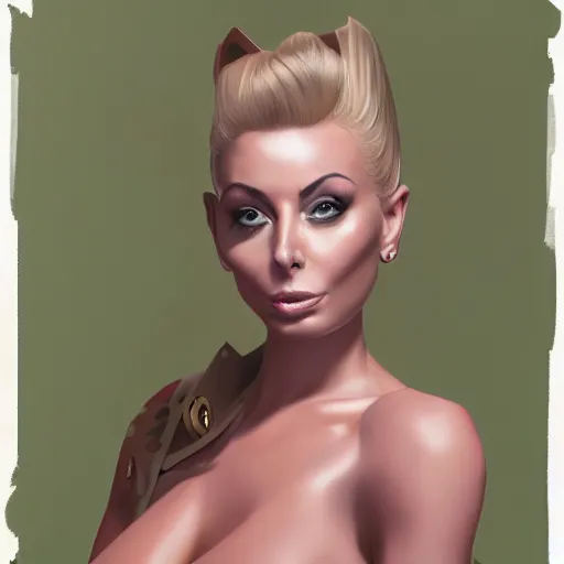 Prompt: portrait of isabelledeltore by disney concept artists, blunt borders, rule of thirds